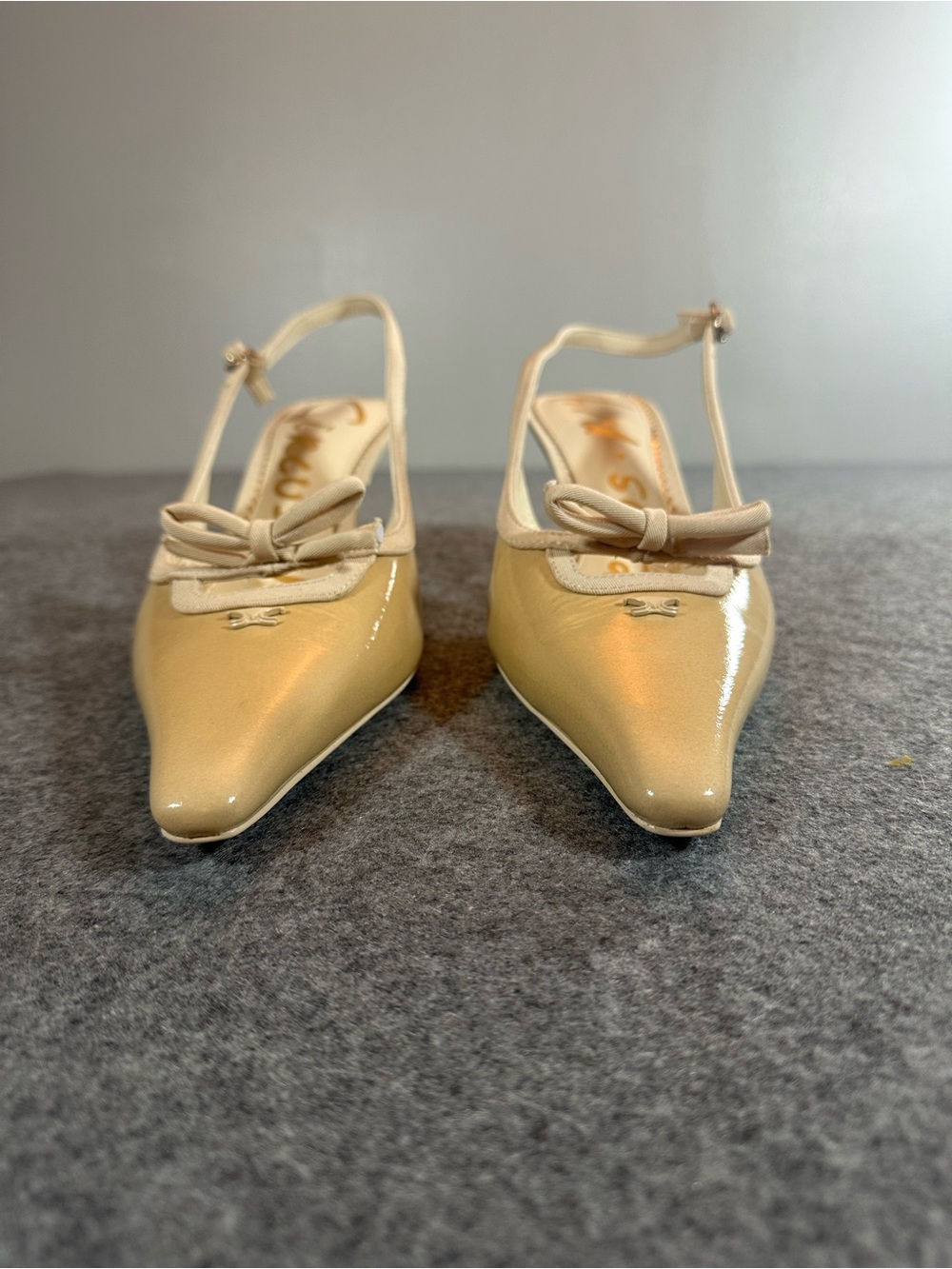 Sam Edelman Brown Slingback Kitten Heels - Picture 2 of 8